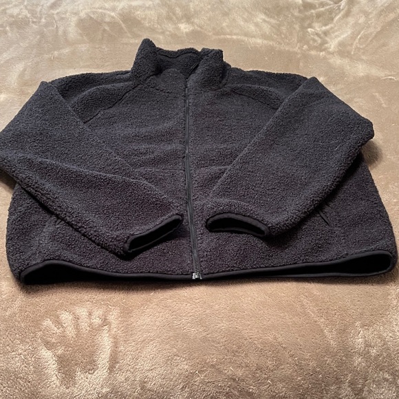 New mens XXL ABERCROMBIE AND FITCH Oversized full zip fleece jacket.